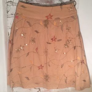 Knee length skirt